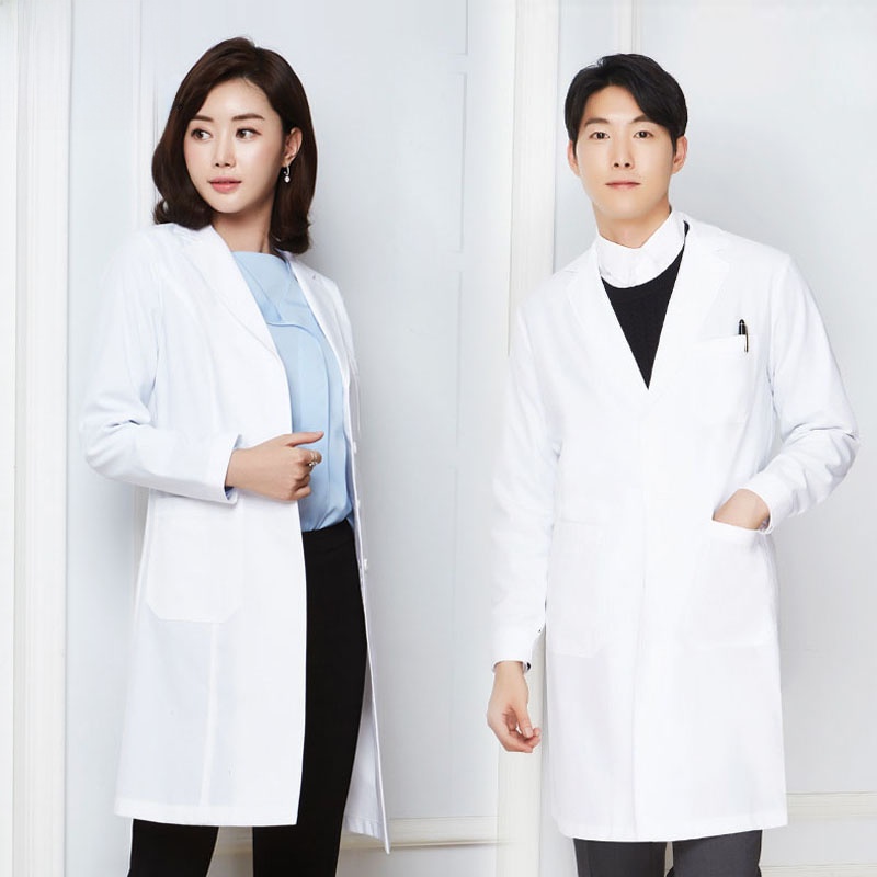 Medical Lab Years - Manteau long de style coréen pour