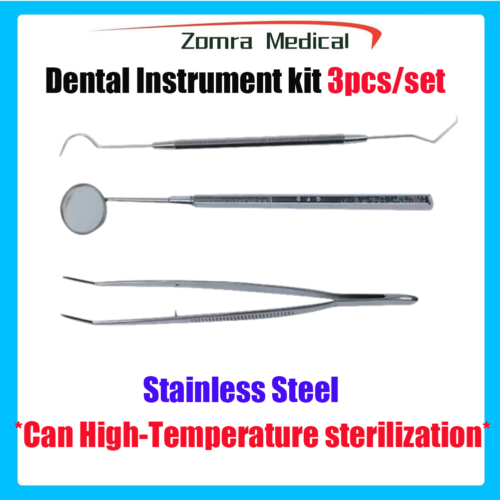 Dental Mirror Probe - Kit d'instruments dentaires pour Autoclave dentaire
