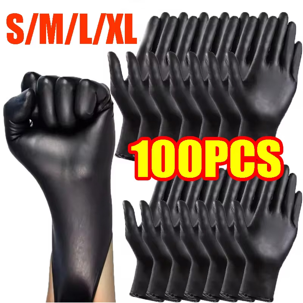 Disposable Gloves Nitrile - 10/20/50/100 pièces gants jetables en sachet