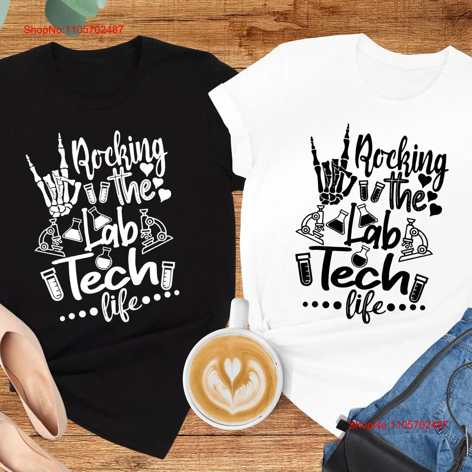Medical Lab Graphics - T-shirt Rocking The Lab Tech Life