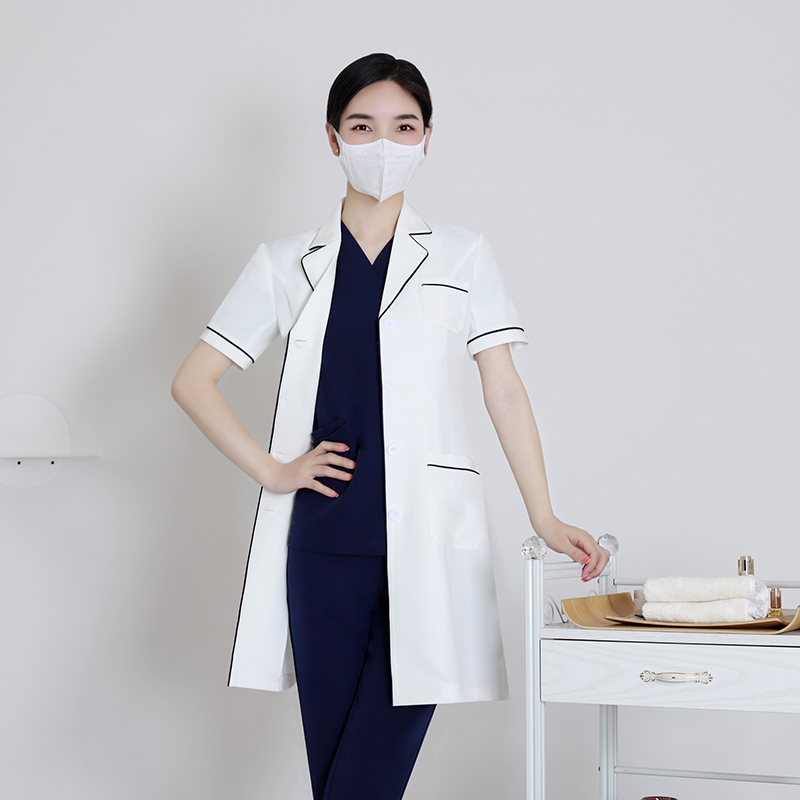 Medical Lab Years - Blouse de laboratoire blanche à manches