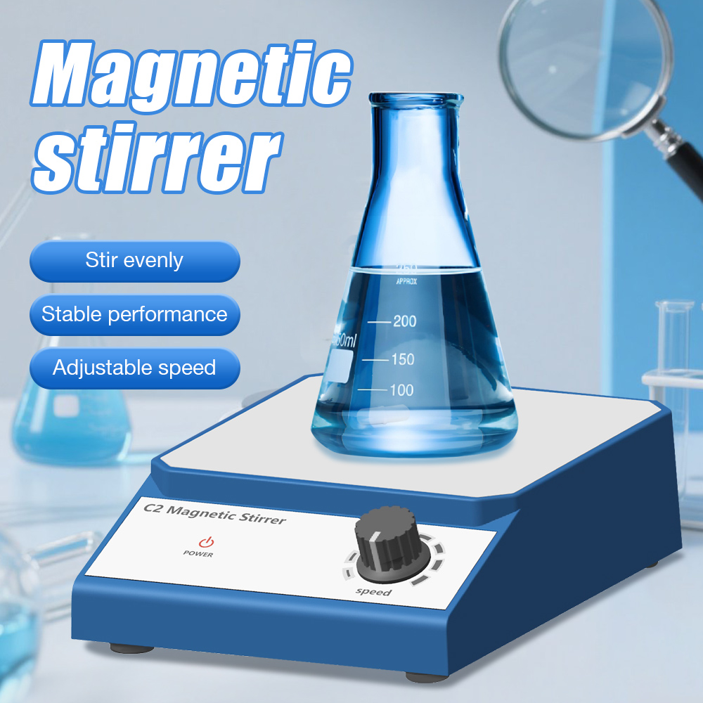 Magnetic Stirrer Hotplate - Mélangeur d'agitateur magnétique C2 2L, avec