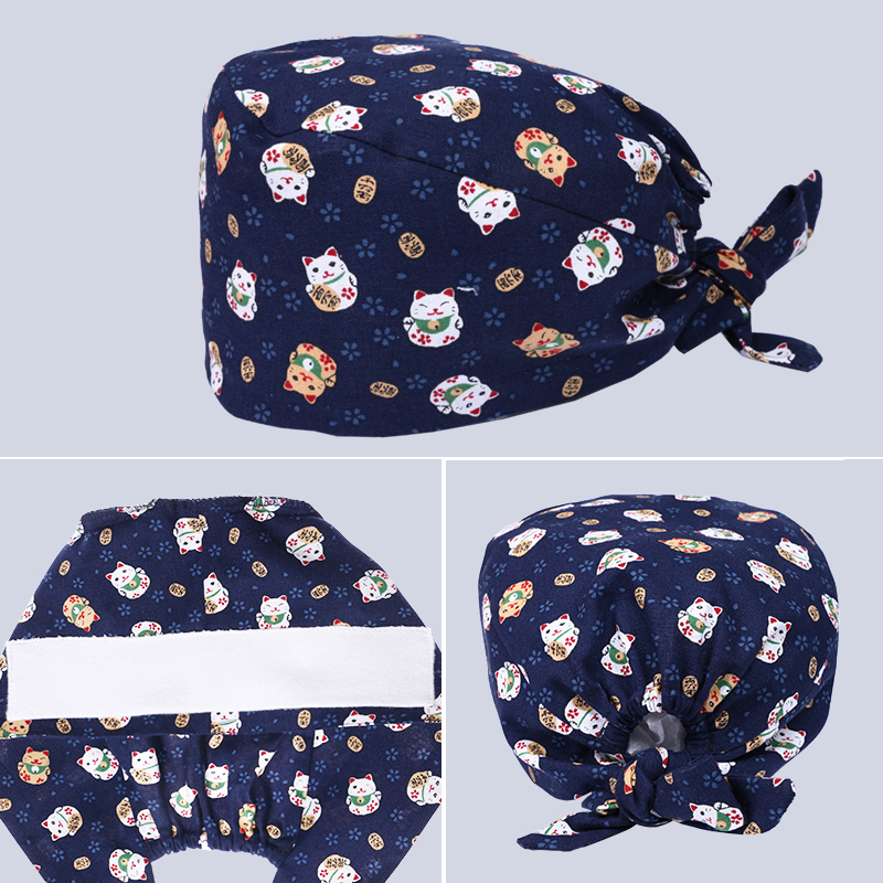 Medical Lab Business - Lucky Cat-Casquette de travail médicale pour