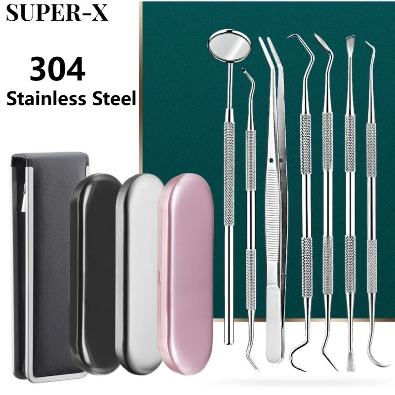 Dental Mirror Probe - SUPER-X1set ensemble d'outils dentaires en acier