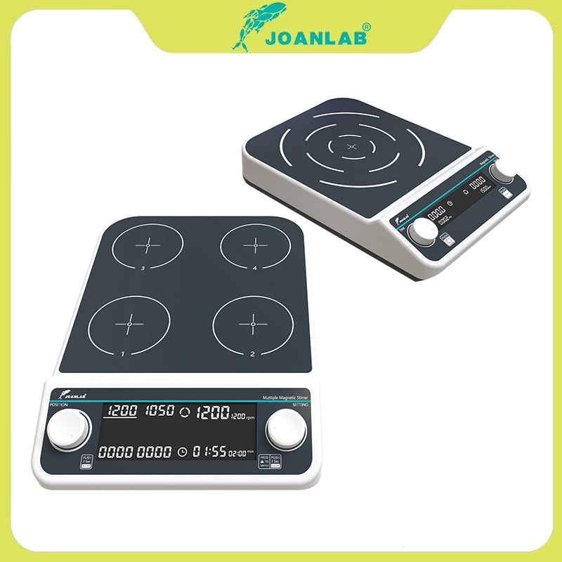 Magnetic Stirrer Hotplate - Agitateur magnétique Multiple à quatre et