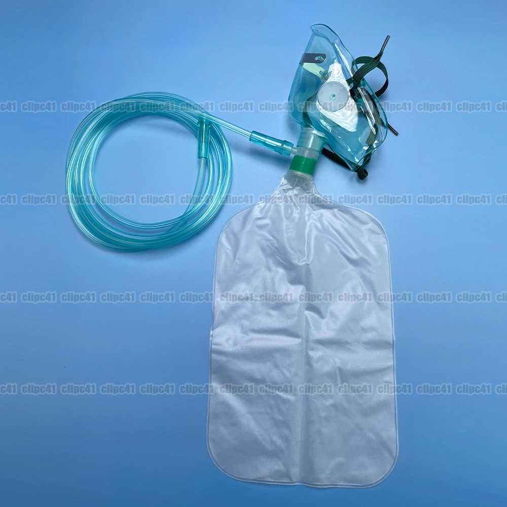 Oxygen Mask Non-Rebreather - Masque facial à haute concentration d'oxygène