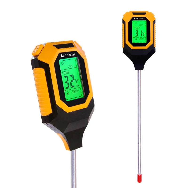 Ph Meter - Testeur de sol 4-en-1, humidimètre avec