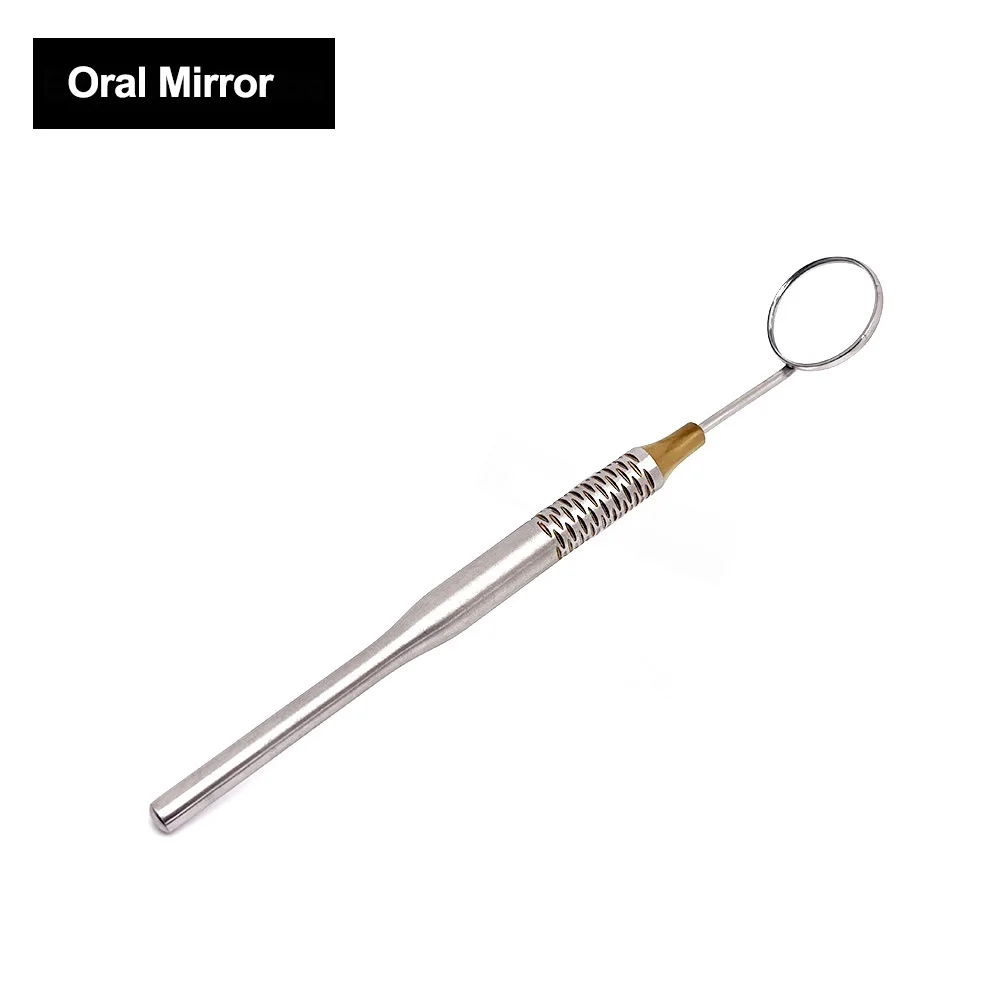 Dental Mirror Probe - Miroir buccal dentaire en acier inoxydable