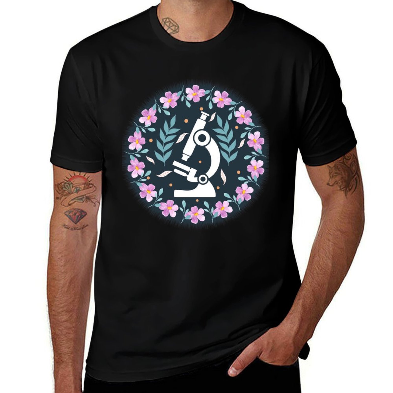 Medical Lab Graphics - T-shirt à manches courtes avec impression