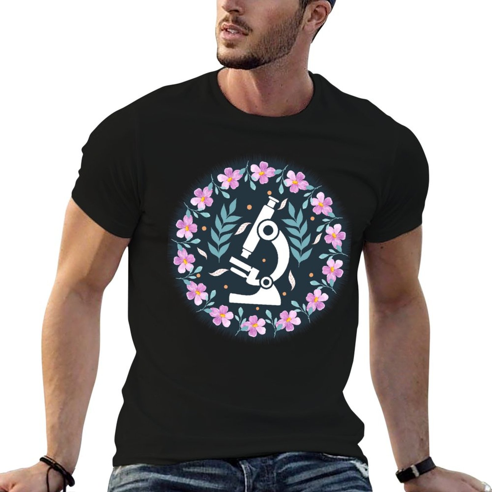 Medical Lab Microscope - T-Shirt coloré pour scientifique de laboratoire