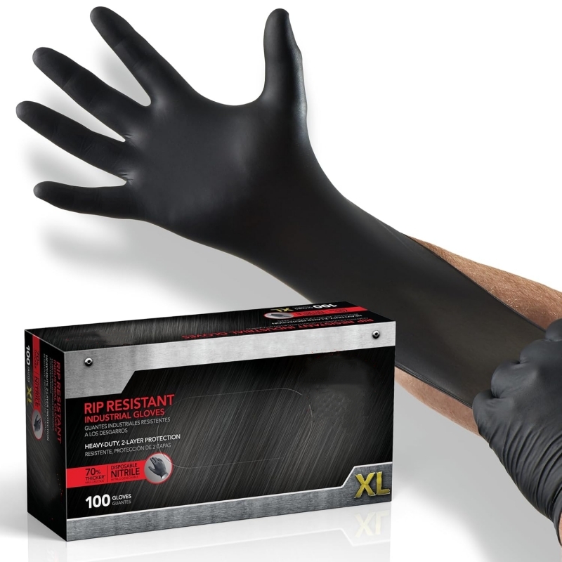 Disposable Gloves Nitrile - 100 pièces de gants en nitrile