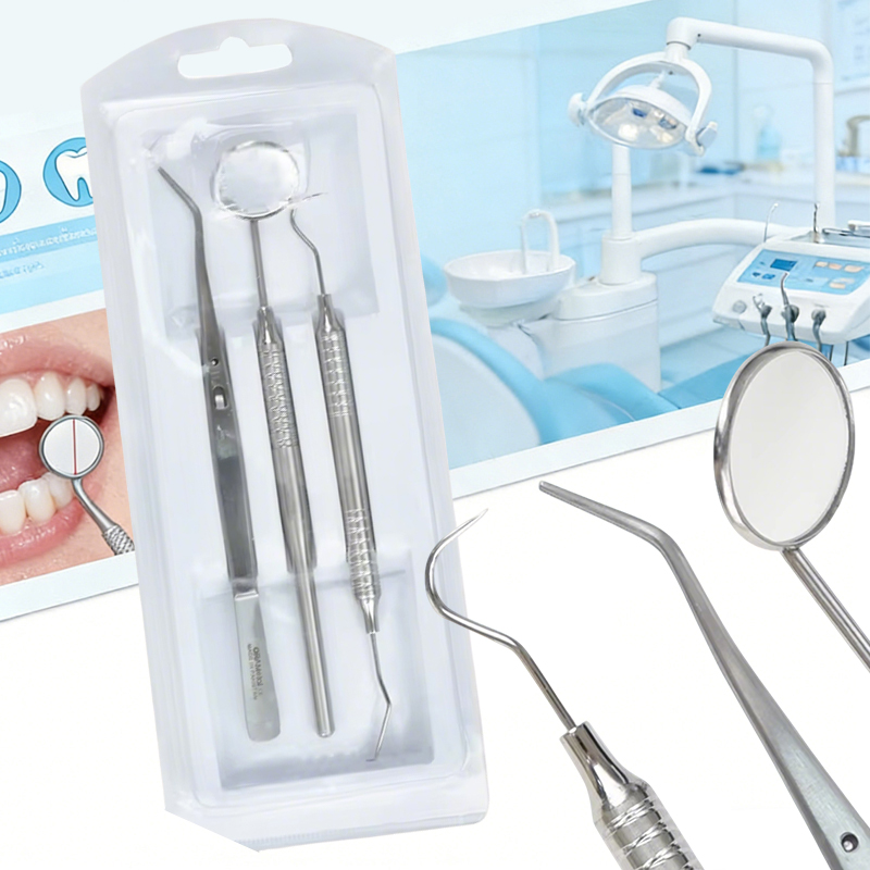 Dental Mirror Probe - Kit de 3 pièces pour le