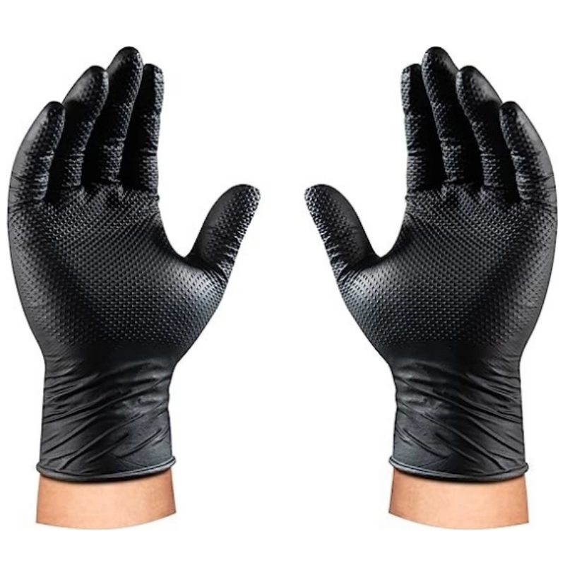 Gants en nitrile noir ultra-ré - Disposable Gloves Nitrile avis et prix