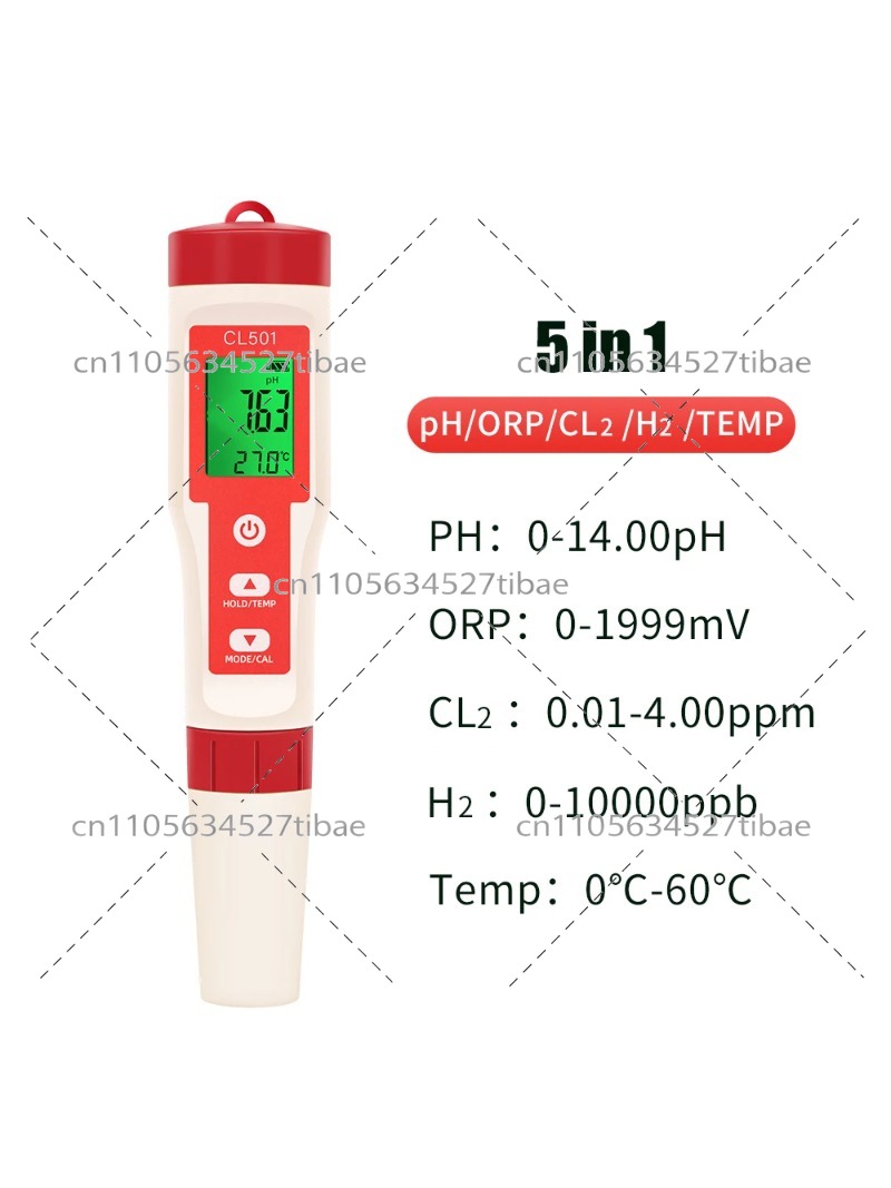 Stylo testeur de chlore 5 en 1 - Ph Meter avis et prix