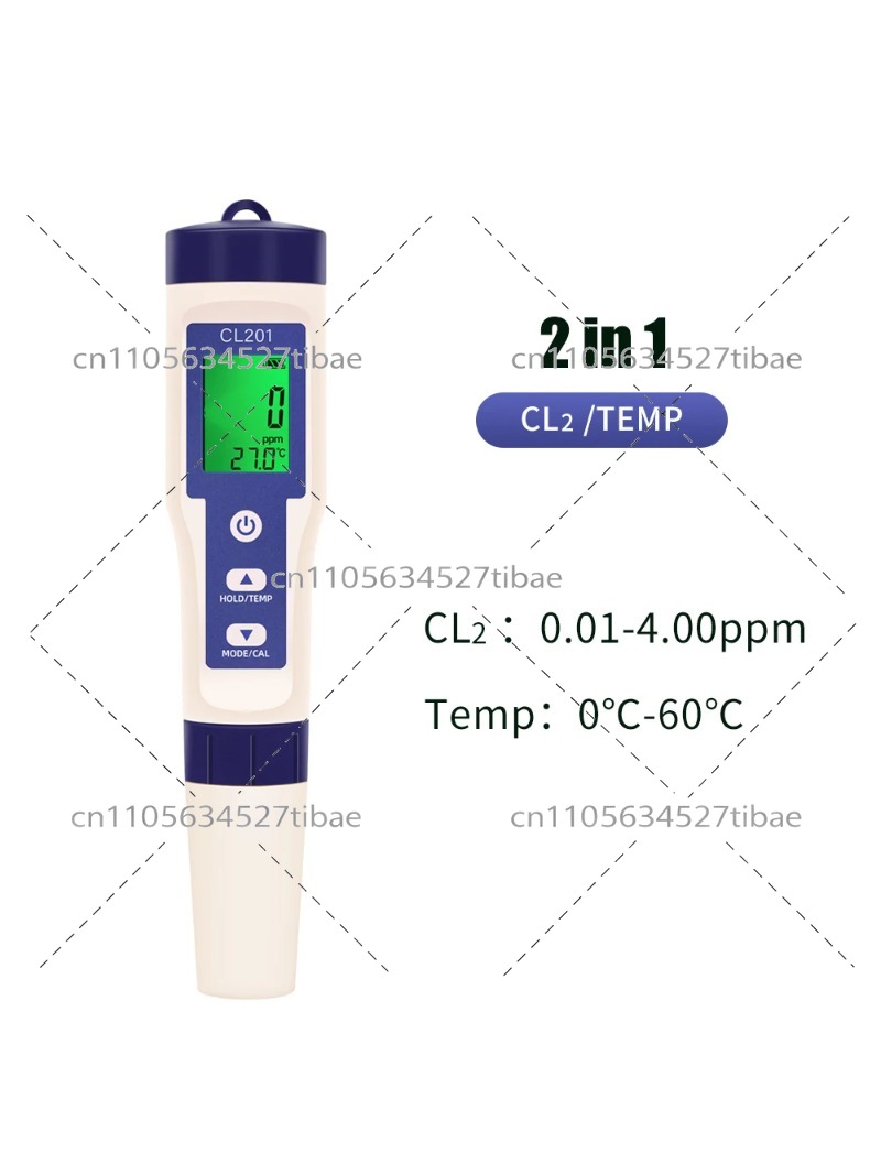 Stylo testeur de chlore 5 en 1 - Ph Meter avis et prix
