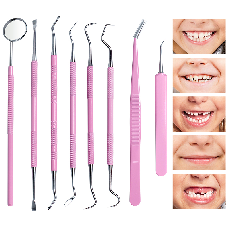 Pince à épiler dentaire rose,  - Dental Mirror Probe avis et prix