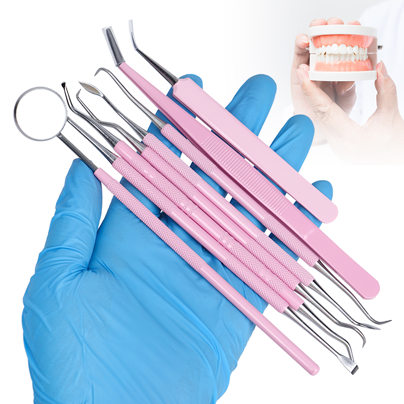 Pince à épiler dentaire rose,  - Dental Mirror Probe avis et prix