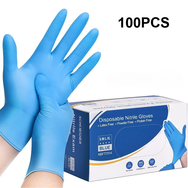 100 gants jetables en nitrile  - Disposable Gloves Nitrile avis et prix