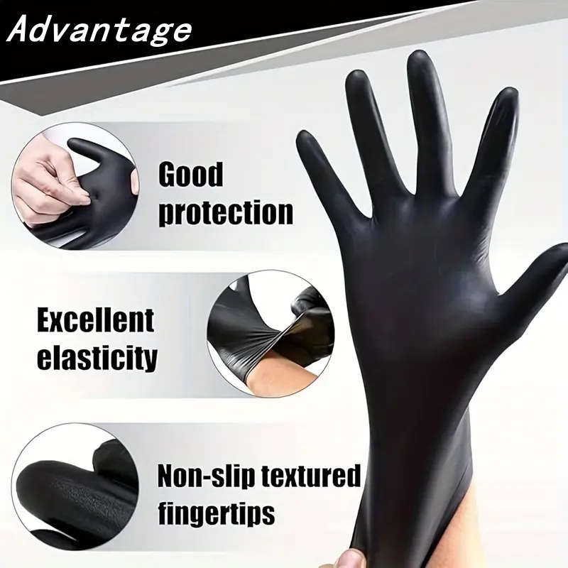 20 pièces gants en Nitrile jet - Disposable Gloves Nitrile avis et prix