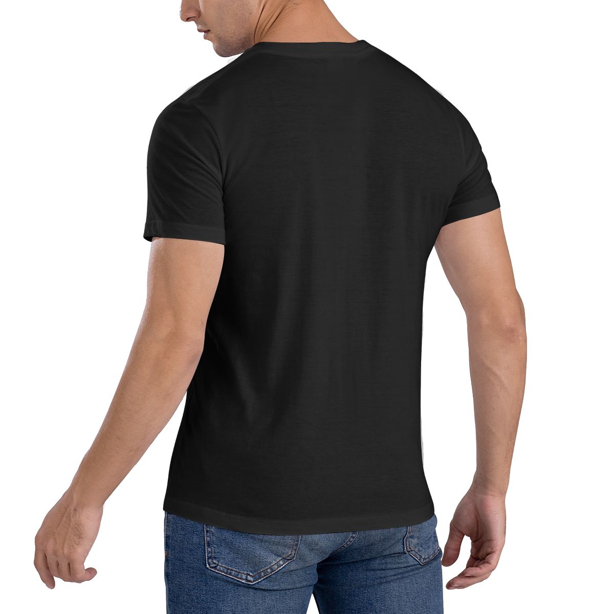 T-shirt noir à col rond et man - Medical Lab Graphics avis et prix