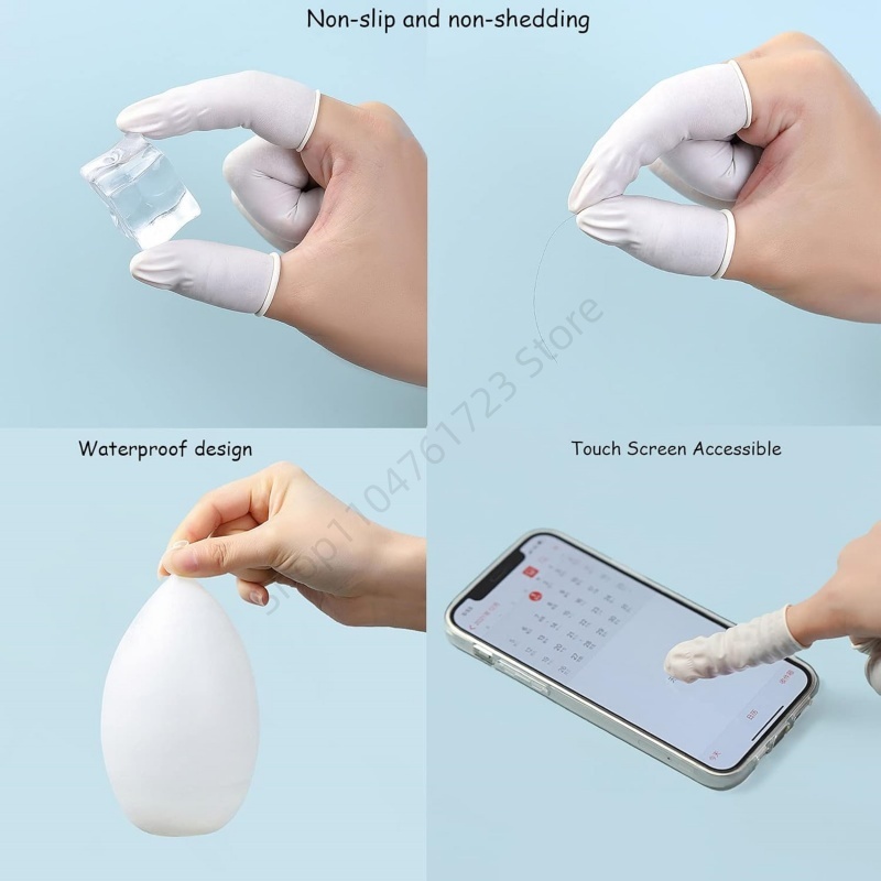 100 Protège-doigts jetables en - Disposable Gloves Nitrile avis et prix