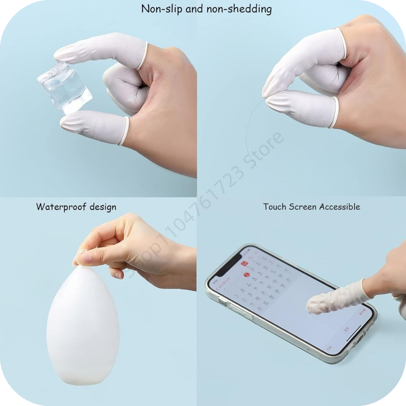 100 Protège-doigts jetables en - Disposable Gloves Nitrile avis et prix