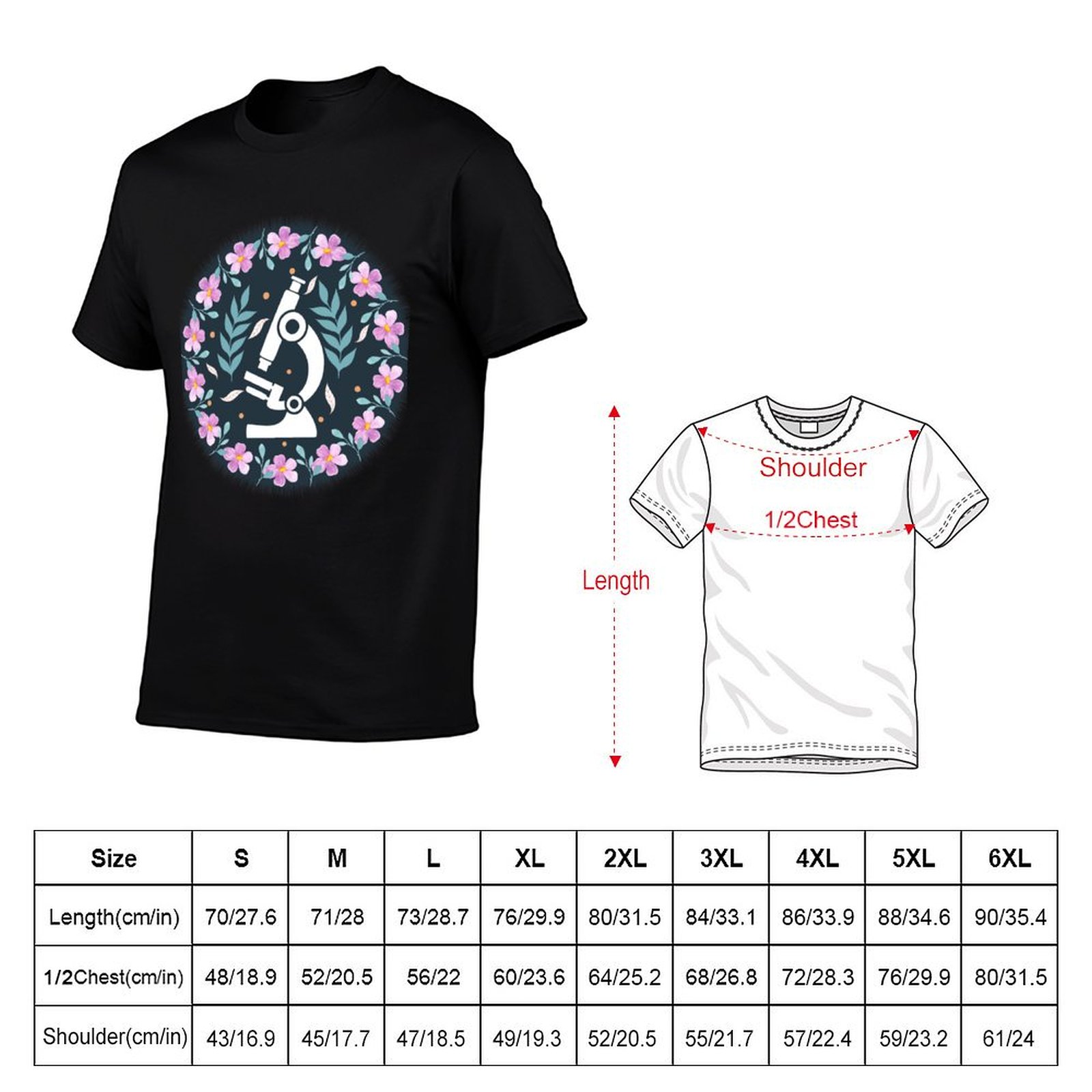 T-Shirt coloré pour scientifiq - Medical Lab Microscope avis et prix