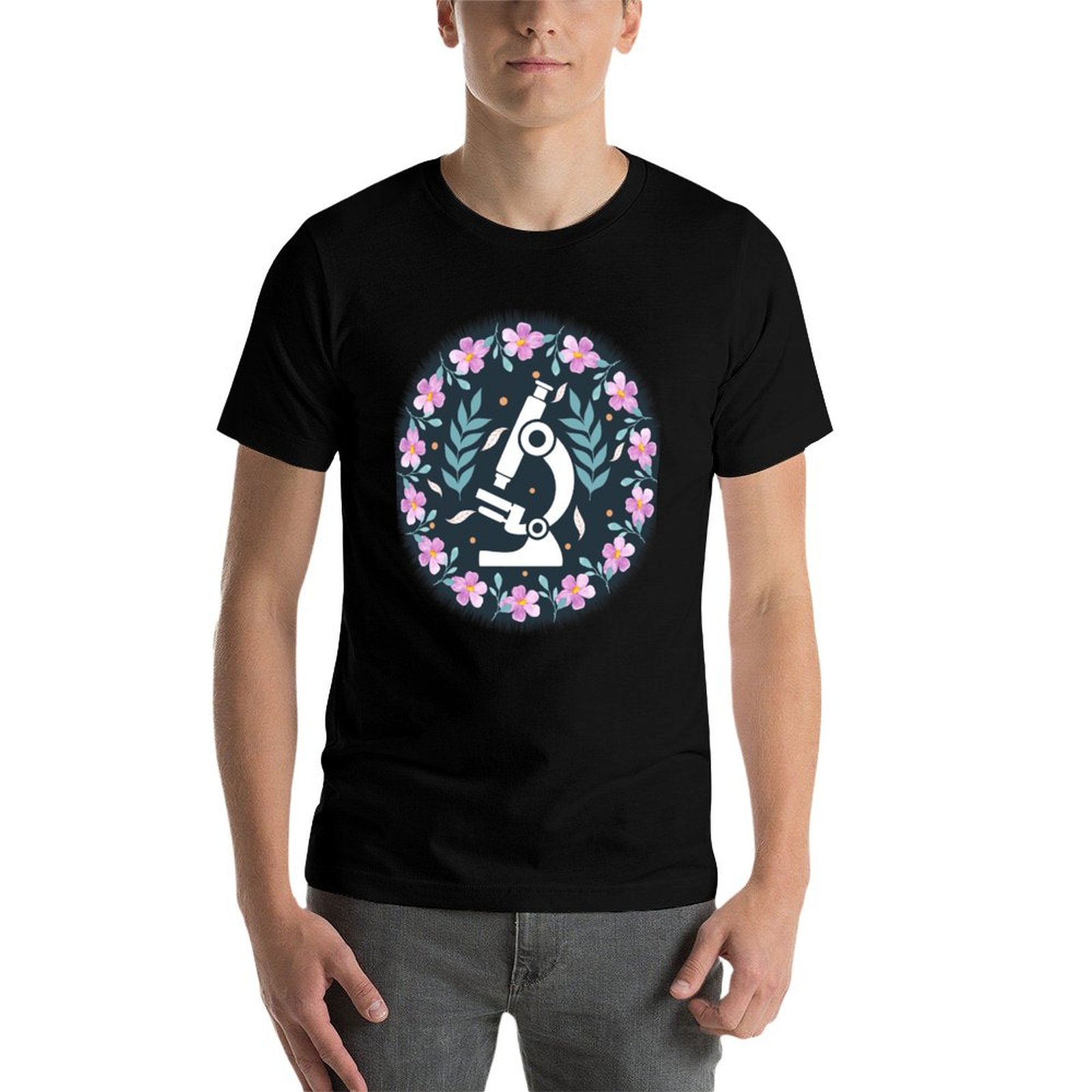 T-Shirt coloré pour scientifiq - Medical Lab Microscope avis et prix