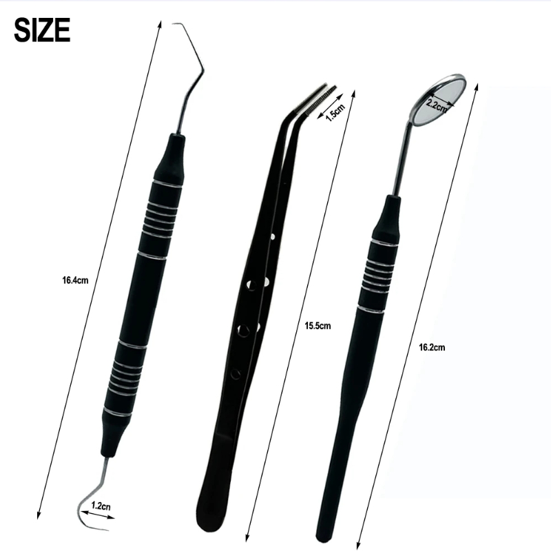 Kit de miroirs dentaires 3 piè - Dental Mirror Probe avis et prix