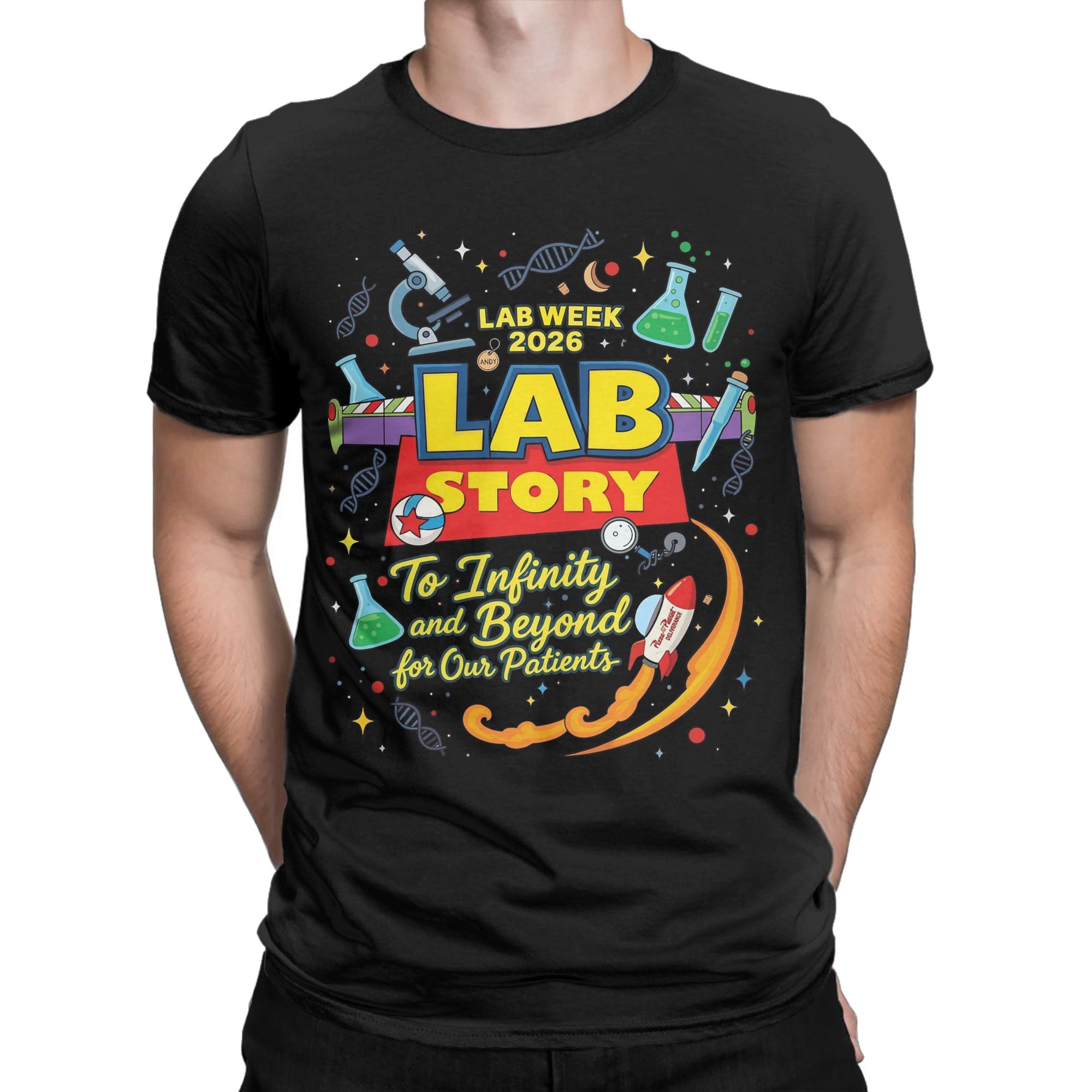 T-shirt vintage 2026 pour tech - Medical Lab Graphics avis et prix