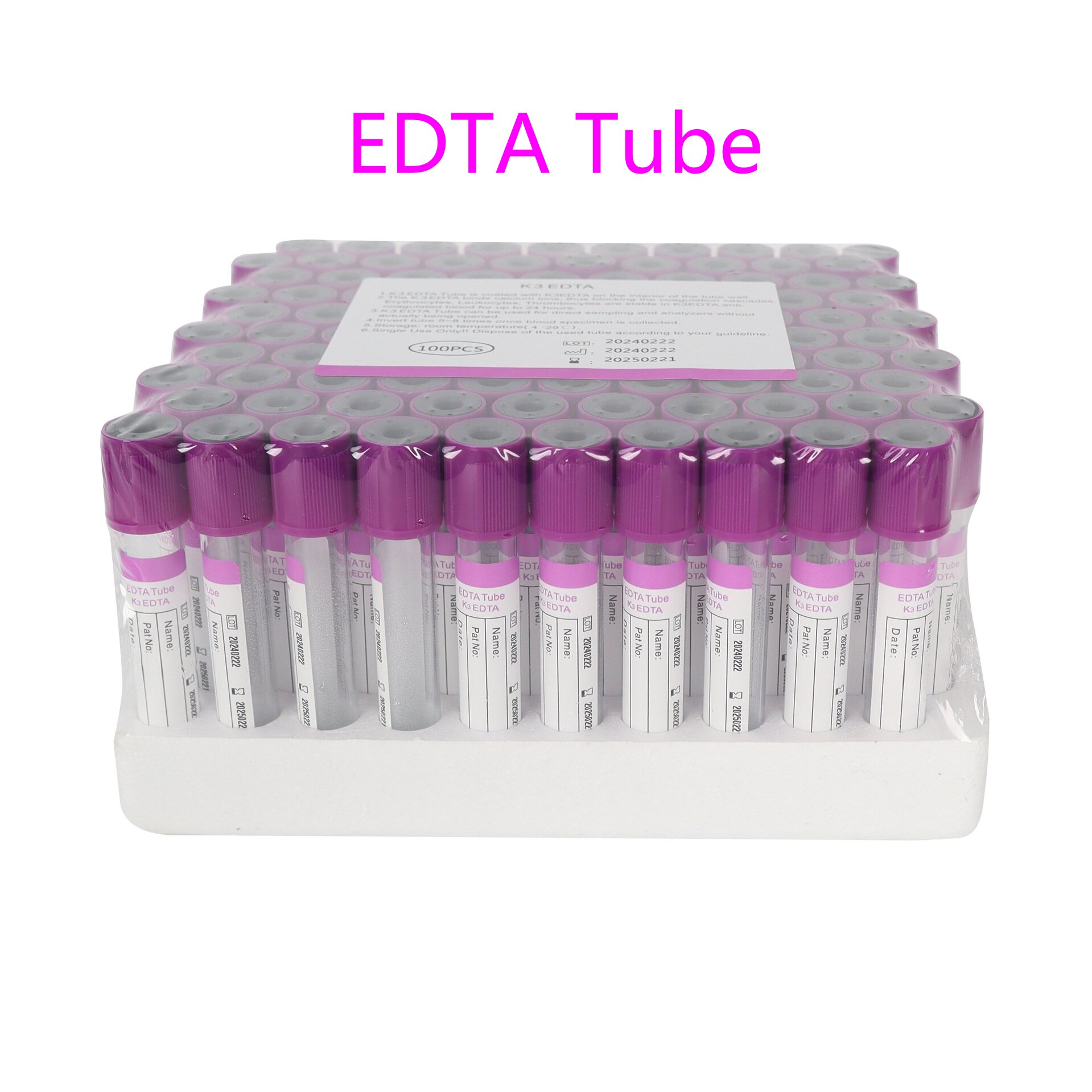 100 unités de tubes de prélève - Blood Collection Tube avis et prix